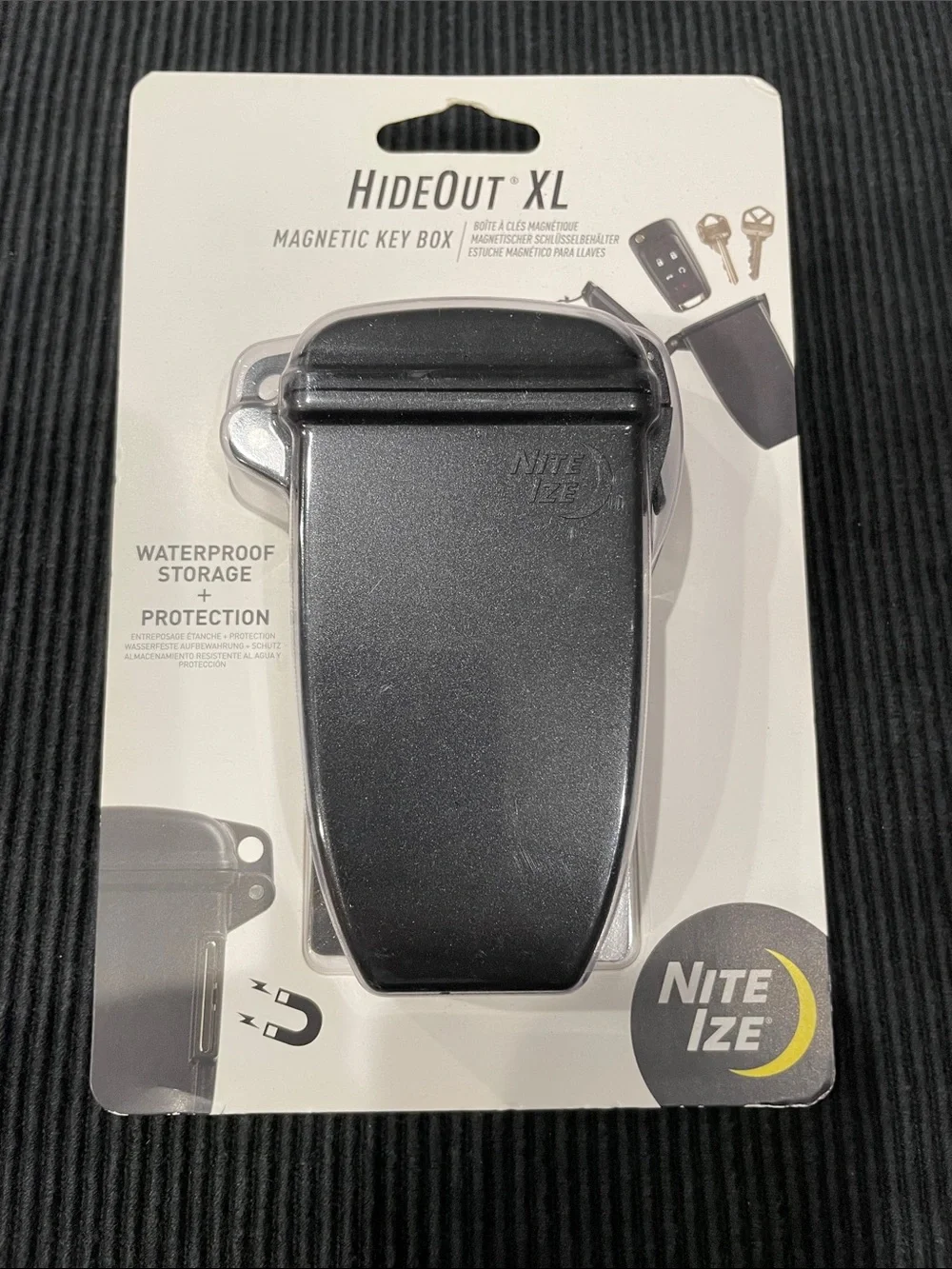 HideOut XL Magnetic Key Box - Black